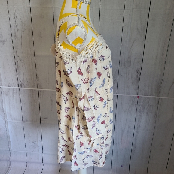 Cream Butterfly Dress - Picture 7 of 14